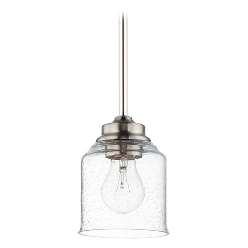 Maxim Lighting Acadia Satin Nickel Mini Pendant by Maxim Lighting 91260CDSN