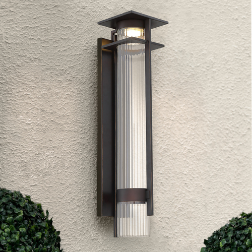 Minka Lavery Kittner Oil Rubbed Bronze with Gold Highlights LED Outdoor Wall Light by Minka Lavery 72743-143C-L