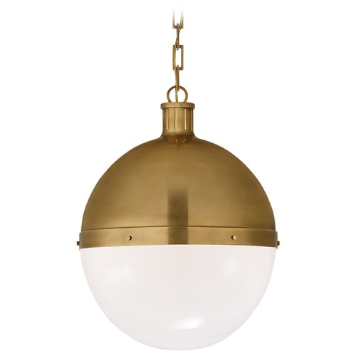Thomas OBrien Hicks Extra Large Pendant in Brass by Visual Comfort Signature