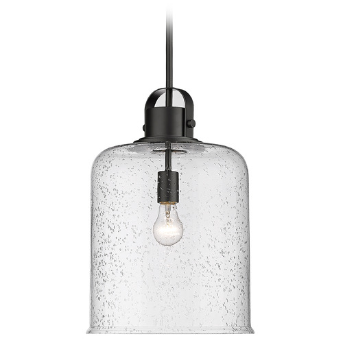 Z-Lite Kinsley Matte Black Pendant by Z-Lite 340P12-MB