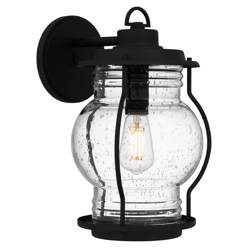 Quoizel Lighting Luther Earth Black Outdoor Wall Light