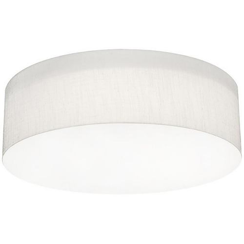 Afx Lighting Anton Linen White Flushmount Light