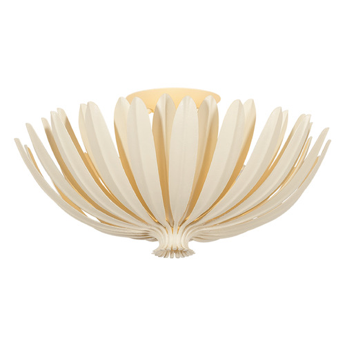 Hudson Valley Lighting Whitfield Cream Plaster LED Semi-Flushmount Light
