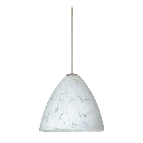 Besa Lighting Besa Lighting Mia Satin Nickel Mini-Pendant Light 1XT-177919-SN