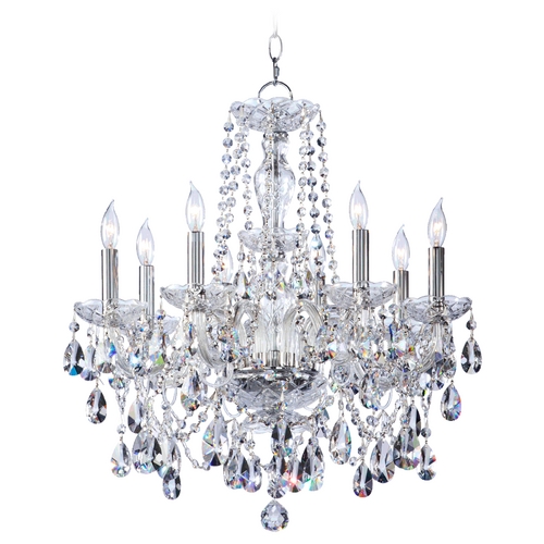Bohemian Katerina Chrome Crystal Chandelier by Quorum Lighting