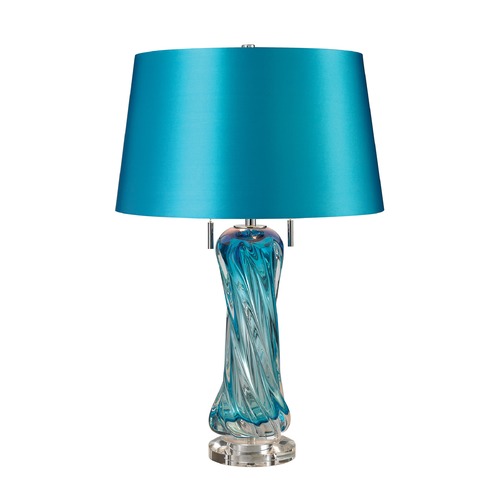 Elk Lighting Dimond Lighting Blue Table Lamp with Empire Shade D2664