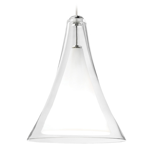 Visual Comfort Modern Collection Melrose Freejack Mini Pendant in Chrome by Visual Comfort Modern 700FJMLPCC