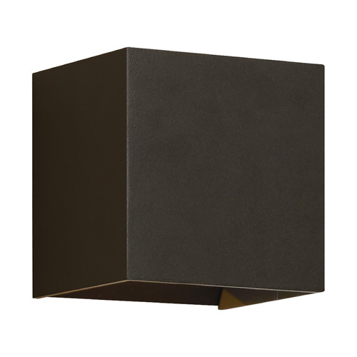 Vex 5 3000K LED Outdoor Wall Light in Bronze by Visual Comfort Modern