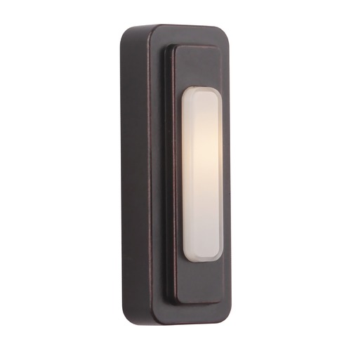 Craftmade Lighting Surface Mount LED Doorbell Button in Oiled Bronze Gilded by Craftmade Lighting PB5002-OBG