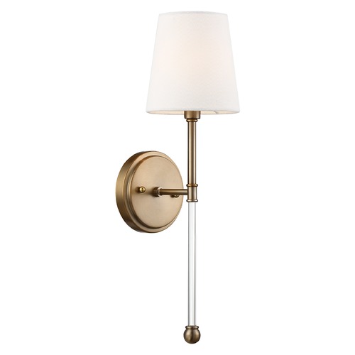 Olmstead Burnished Brass Sconce by Nuvo Lighting
