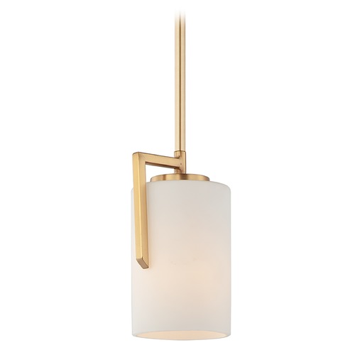 Maxim Lighting Dart Satin Brass Mini Pendant by Maxim Lighting 91280SWSBR