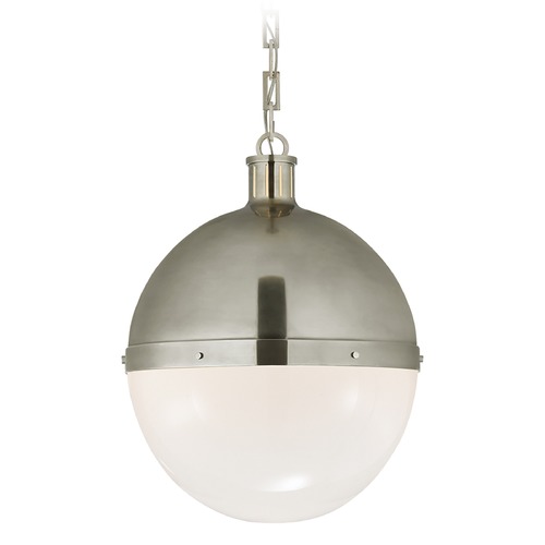 Thomas OBrien Hicks Extra Large Pendant in Nickel by Visual Comfort Signature