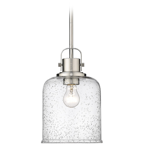 Z-Lite Kinsley Brushed Nickel Mini Pendant by Z-Lite 340P8-BN