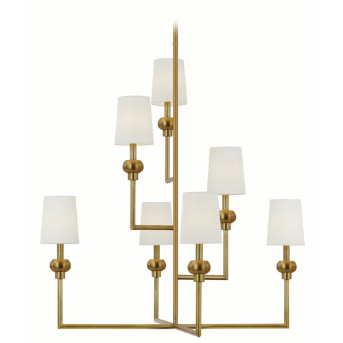 Paloma Contreras Comtesse Offset Chandelier in Brass by VC Signature