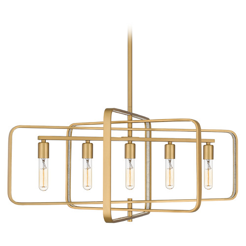 Quoizel Lighting Dupree Linear Light in Brushed Weathered Brass by Quoizel Lighting PCDPR534BWS