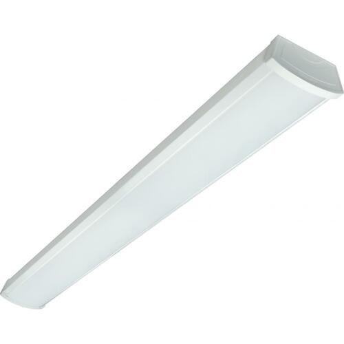 4-Ft 40W 3000K LED Ceiling Wrap in White by Nuvo Lighting