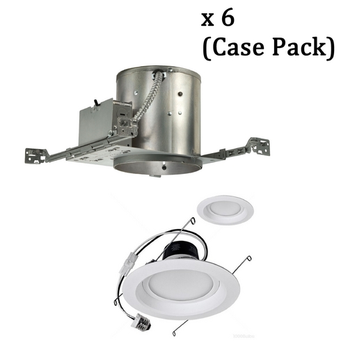 Dimmable 14-Watt LED 6-Inch Recessed Lighting Kit - Case Pack of 6