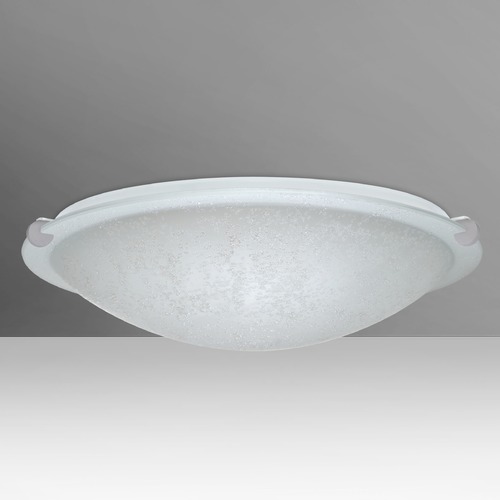 Besa Lighting Trio Satin Nickel Flushmount Light