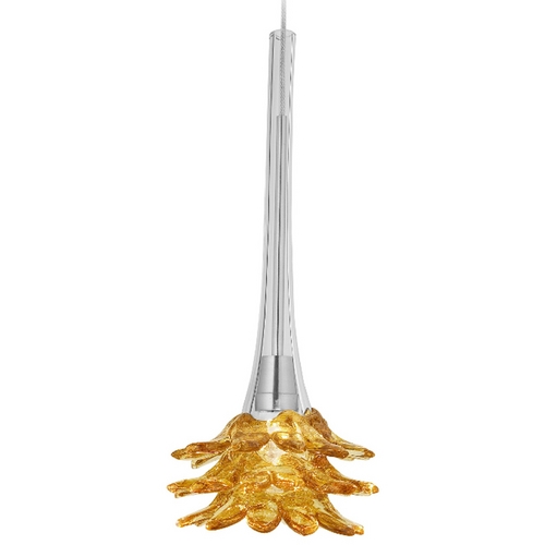 Oggetti Lighting Oggetti Lighting Mimosa Satin Nickel Mini-Pendant Light with Bell Shade 35-L0301M