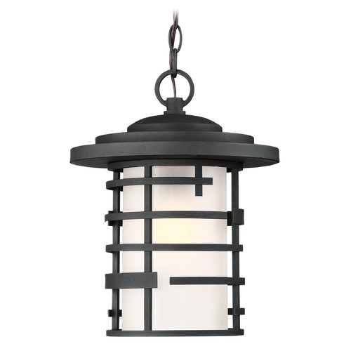 Lansing Textured Black Outdoor Hanging Light by Nuvo Lighting