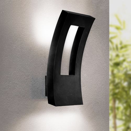 Dawn 16-Inch LED Outdoor Wall Light in Black by Modern Forms