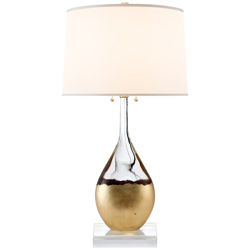 Visual Comfort Signature Collection Suzanne Kasler Juliette Table Lamp in Crystal & Gild by Visual Comfort Signature SK3905CGS