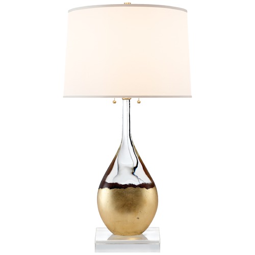 Suzanne Kasler Juliette Table Lamp in Crystal & Gild by Visual Comfort Signature