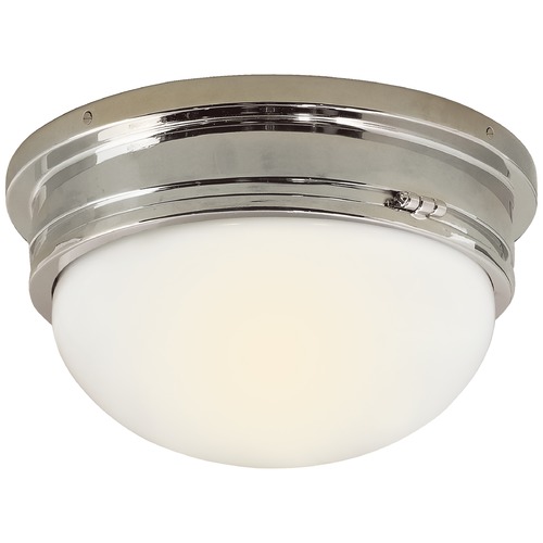 Visual Comfort Signature Collection E.F. Chapman Marine Flush Mount in Polished Nickel by Visual Comfort Signature SL4002PNWG
