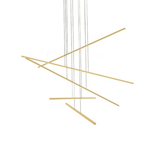 Kuzco Lighting Vega Minor Brushed Gold LED Multi-Light Pendant by Kuzco Lighting MP18205-BG