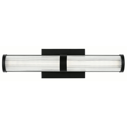 Visual Comfort Studio Collection Syden Midnight Black LED Vertical Bathroom Light
