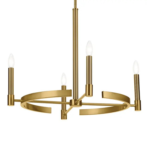 Kichler Lighting Kichler Lighting Tolani Brushed Natural Brass Chandelier 52426BNB