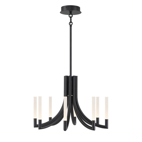 Olette 24-Inch LED Chandelier in Matte Black by Eurofase Lighting