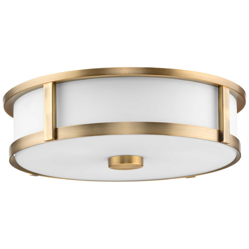 Progress Lighting Progress Lighting Gilliam Vintage Brass LED Flushmount Light P350281-163
