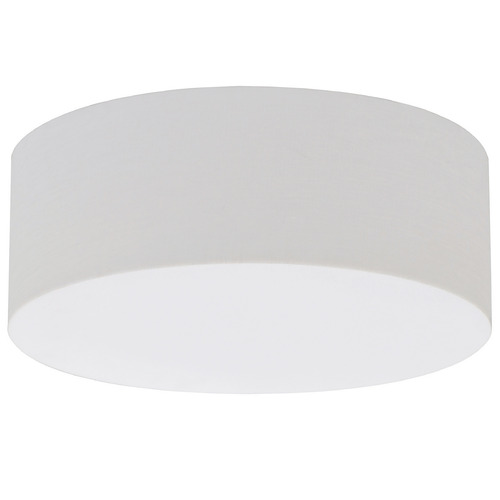 Afx Lighting Anton Linen White LED Flushmount Light