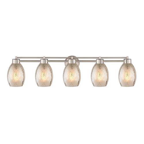 Design Classics Lighting Mercury Glass Bathroom Light Satin Nickel 706-09 GL1034-MER