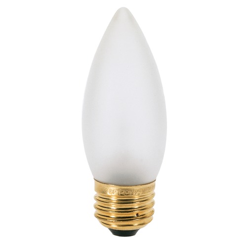 Satco Lighting Incandescent Flame Light Bulb Medium Base 120V by Satco S3235
