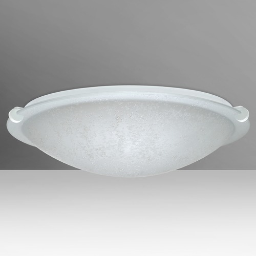 Besa Lighting Trio White Flushmount Light