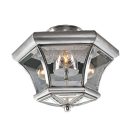 Livex Lighting Livex Lighting Monterey Brushed Nickel Semi-Flushmount Light 4083-91