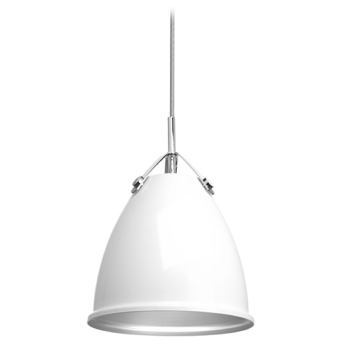 Tre Pendant in White by Progress Lighting