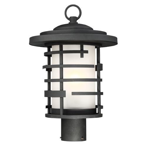 Lansing Textured Black Post Light by Nuvo Lighting