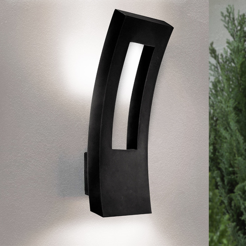 Modern Forms by WAC Lighting Dawn 23-Inch LED Outdoor Wall Light in Black by Modern Forms WS-W2223-BK