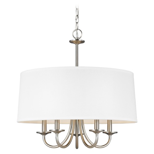 Seville Brushed Nickel Chandelier by Generation Lighting