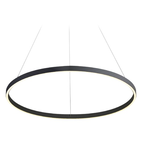 Cerchio Black LED Pendant by Kuzco Lighting