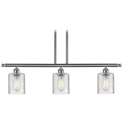 Cobbleskill Brushed Satin Nickel Island Light by Innovations Lighting
