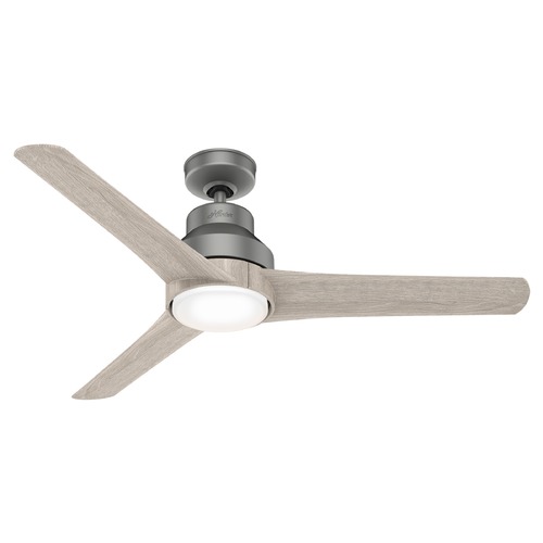 Hunter Fan Company 52-Inch Lakemont Fan in Matte Silver by Hunter Fan Company 51326