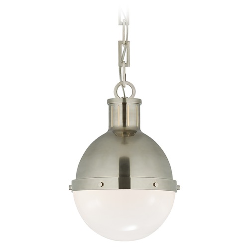 Thomas OBrien Hicks Small Pendant in Antique Nickel by Visual Comfort Signature