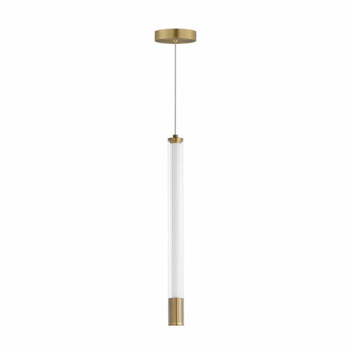 ET2 Lighting Cortex 19-Inch High LED Mini Pendant in Aged Brass by ET2 Lighting E11063-144NAB