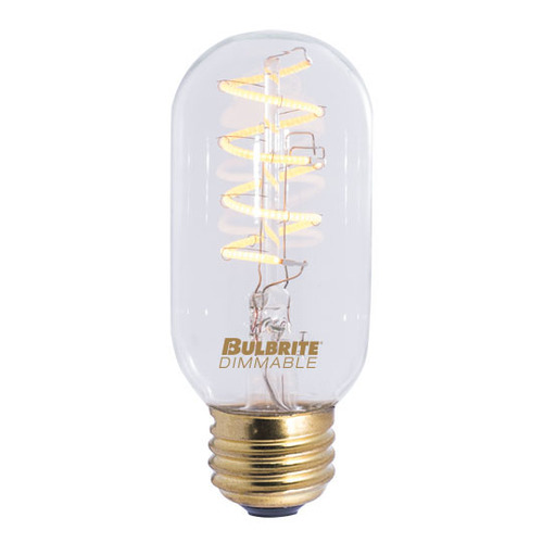 Bulbrite 4W Clear LED T14 E26 Light Bulb in 2200K by Bulbrite 776511