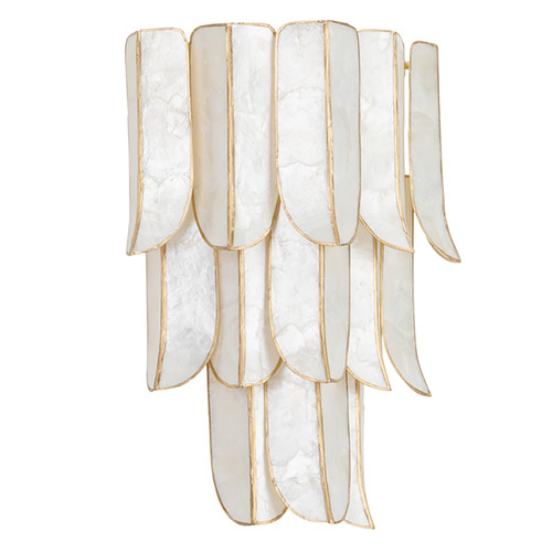 Corbett Lighting Cartagena Vintage Gold Leaf LED Sconce