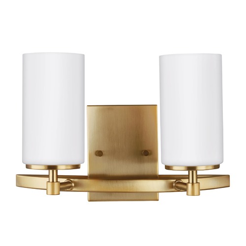 Generation Lighting Alturas 13.50-Inch Vanity Light in Satin Brass by Generation Lighting 4424602-848